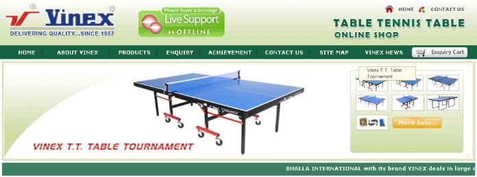 Table Tennis Table Manufacturer